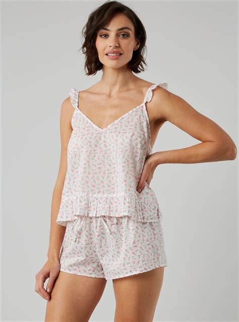 Ditsy Floral Cami And Shorts Set Boux Avenue Uk