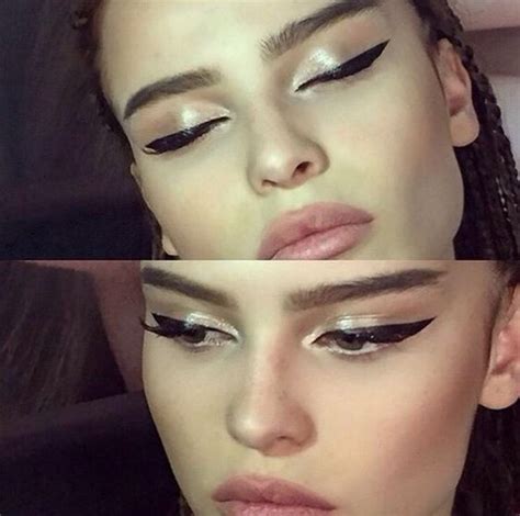Heres Everything You Need To Nail The Glossy Lid Look Brow Makeup