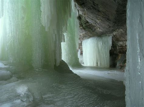 Eben Ice Caves In The Rock River Wilderness Ice Cave Rock River