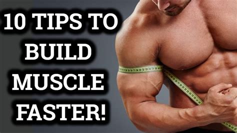 How To Gain Muscle Faster 10 Effective Ways To Build Muscle Faster