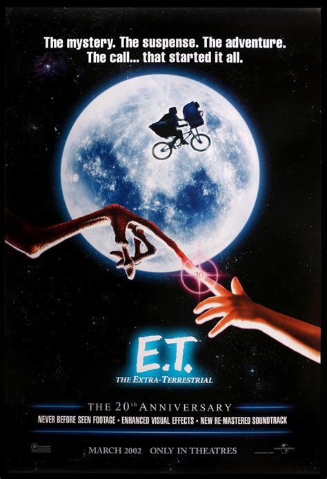 Et The Extra Terrestrial 1982 R2002 One Sheet Movie Poster