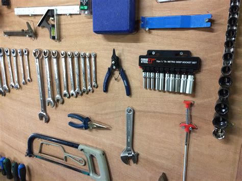 Diy Tool Board Tidy Up Your Garage Workshop Funrover Land Rover