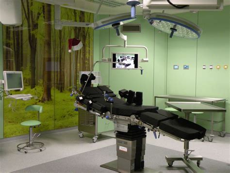 An operating room may be designed and equipped to provide care to patients with a range of conditions, or it may be designed and equipped to provide the patient is transferred from the gurney to the operating table, which is narrow and has safety straps to keep him or her positioned correctly. Operating theatre integrated system OTIS