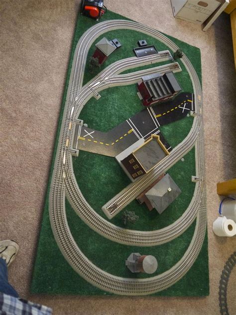 Simple 4x8 Track Plan Ho Train Layouts Model Train Layouts Model