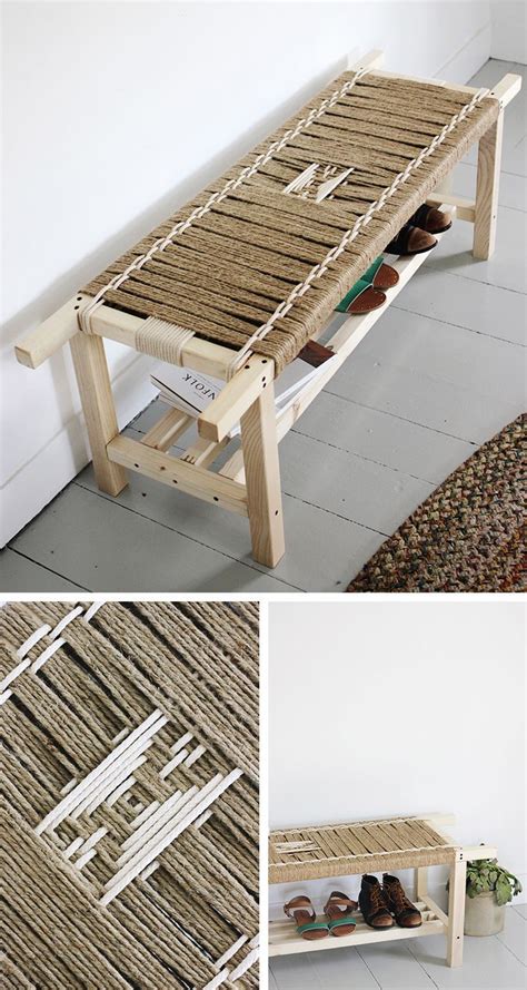 Diy Woven Bench Diy Woven Bench Diy Furniture Handmade Furniture