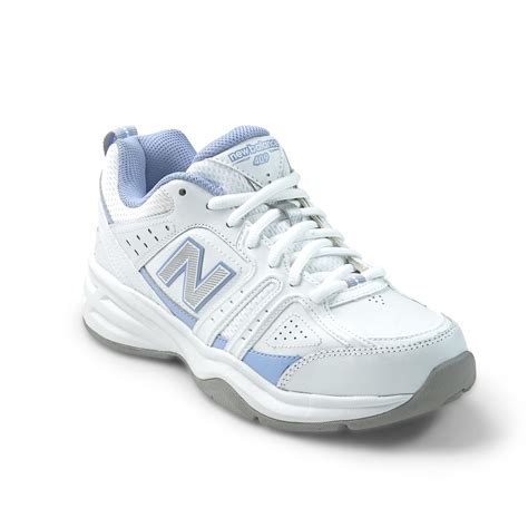 New Balance Women's 409V2 Cross Training Athletic Shoe - White/Blue