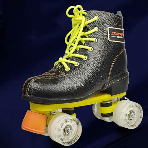 Quad Skates Shoes Men Professional 4 Wheel Inline Roller Skate Shoe For