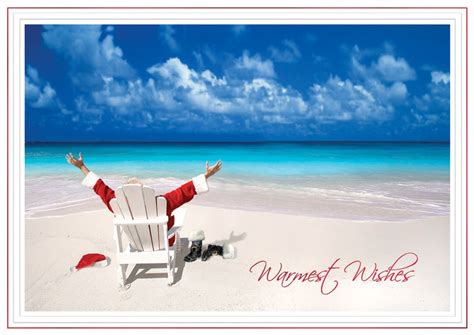 Maybe you would like to learn more about one of these? Relaxing Santa Tropical Beach Christmas Cards - Advanced Printing & Graphic Solutions | Beach ...