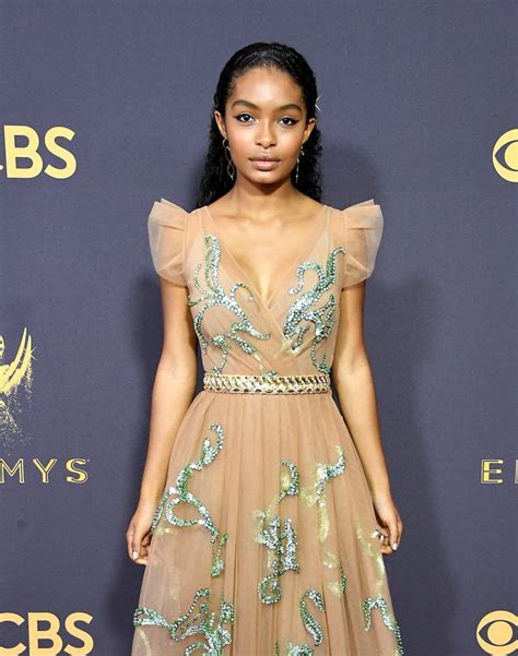 Yara Shahidi Prada Dress Emmys 2017 Popsugar Fashion