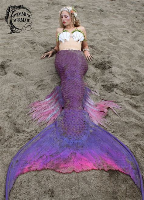 Purple Mermaid Tails Silicone Mermaid Tails Realistic Mermaid Tails