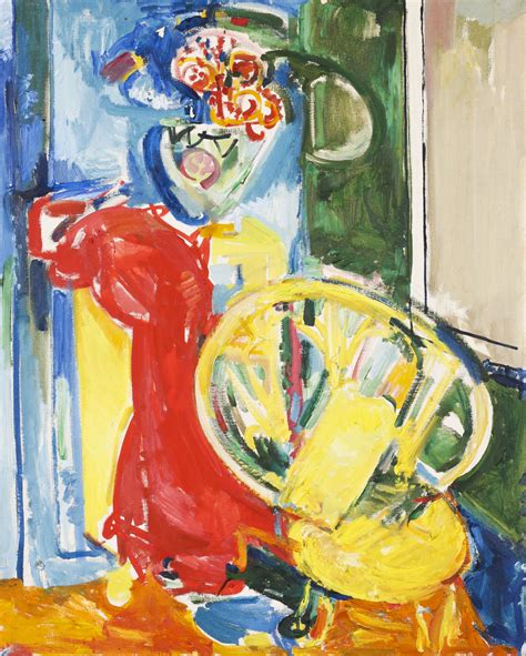 Hans Hofmann Germanamerican 1880 1966 Still Life With Chair And