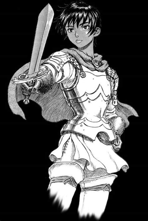 Casca Berserk Berserk 1990s Style 1girl Armor Black Hair Cape Dark Skinned Female