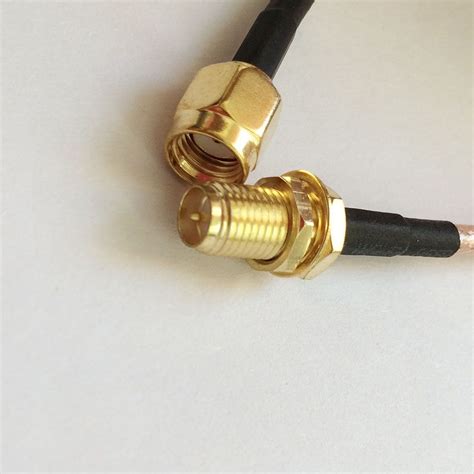 allishop rp sma male to sma female connector rg316 1m external wifi wireless antenna extension