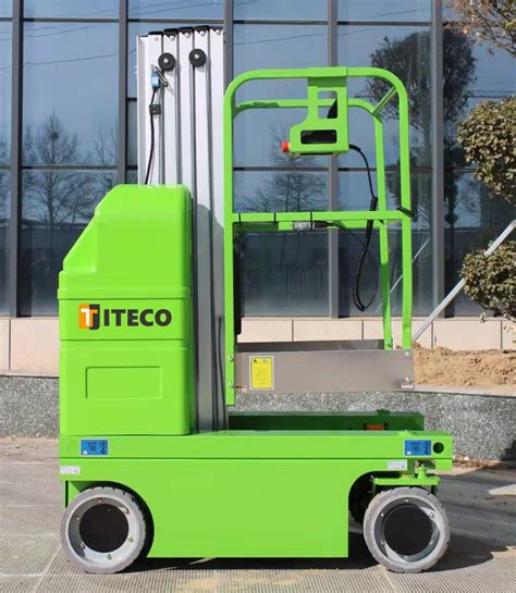 Titeco Dc Power Mini Man Lift Amwp75 1100 Self Driving Telescopic