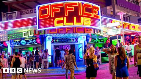 Magaluf Partying Brits Force Strip To Close Bbc News