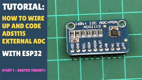 Ads1115 I2c External Adc With Esp32 In Arduino Ide 55 Off