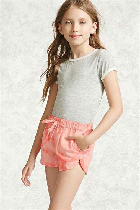 Girls Tie Dye Shorts Kids Forever 21 Girls Fashion Tween Kids