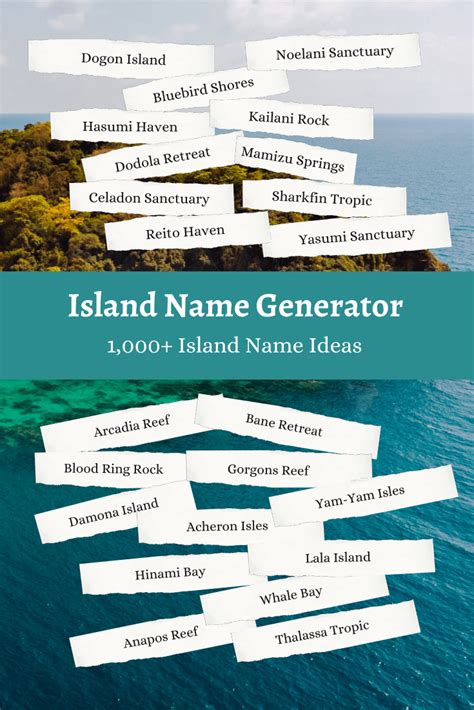 Generate Over 1000 Cool Island Name Ideas With Our Fantasy Island Name