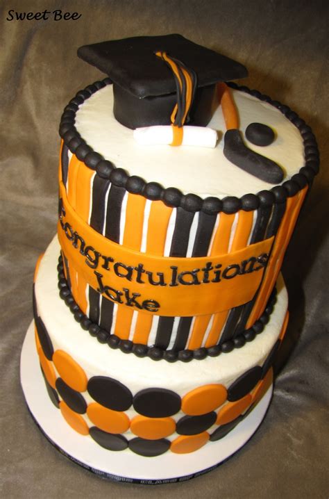 Black And Orange Graduation