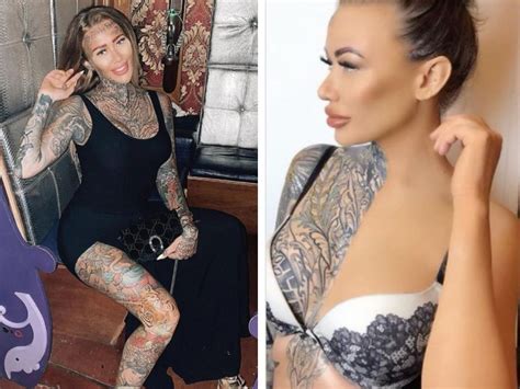 UK S Most Tattooed Woman 95 Body Tattooed Heavily Inked Woman Covers