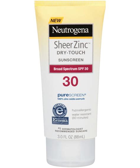 Sheer Zinc Suncreen Lotion Broad Spectrum Spf 30 Neutrogena