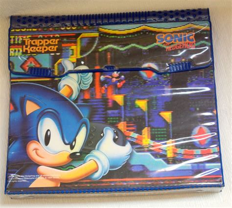 Sonic The Hedgehog Trapper Keeper The Most 90s Thing Ever Nostalgia