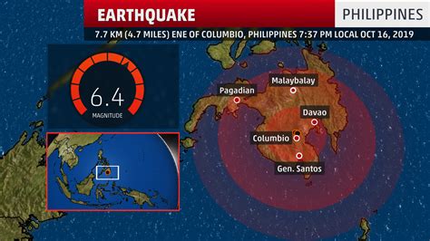 Strong Earthquake Damages Buildings In Southern Philippines One Person Reported Dead The