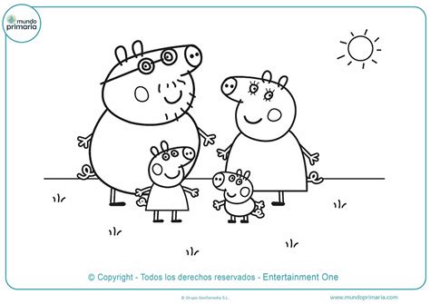 Dibujos De Peppa Pig Para Colorear 【descarga Gratis】