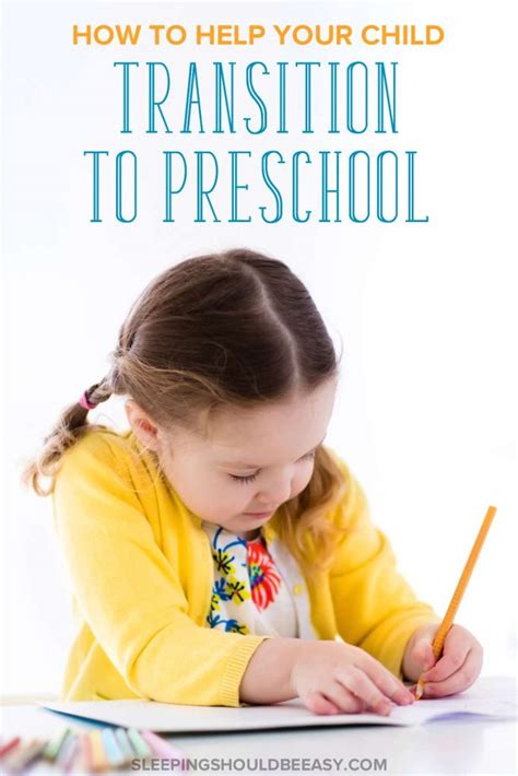 How To Help Your Child Transition To Preschool Sleeping Should Be Easy