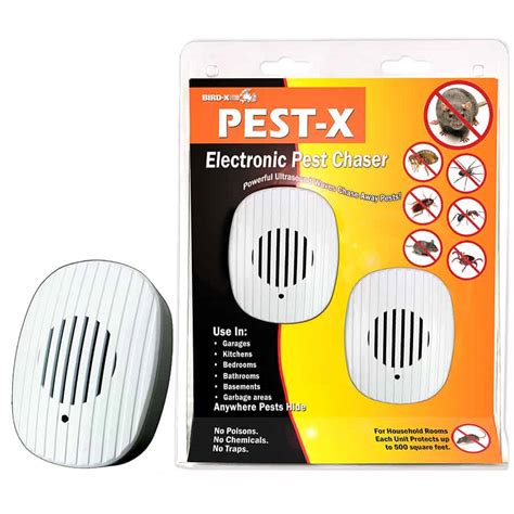 (pest outbreak eradicator), and save the luxurious vacation space. Plug-in pest control with Pest-X ultrasonic device by Bird-X