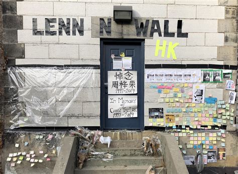 Lennon Wall Hk Toronto Canada Rhongkong