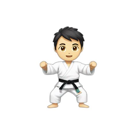 Man Playing Judo Ai Emoji Generator