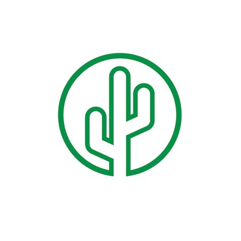 Premium Vector Cactus Logo Template Vector Illustration