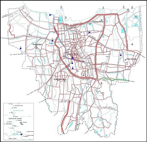 Peta Jakarta Hd Lengkap Pusat Barat Timur Utara Dan Selatan