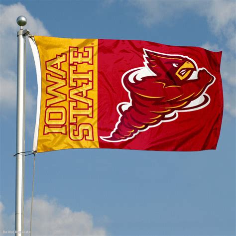 Iowa State Cyclones Banner Flag Isu Double Sided Ebay