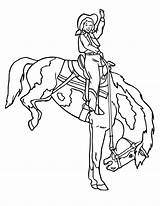 Coloring Rodeo Cowgirl Doing sketch template
