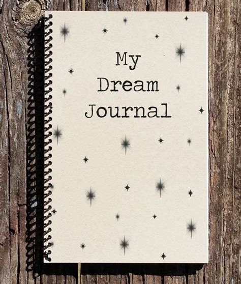 Dream Journal Bedside Dream Journal Dream Notebook Dream Etsy Dream