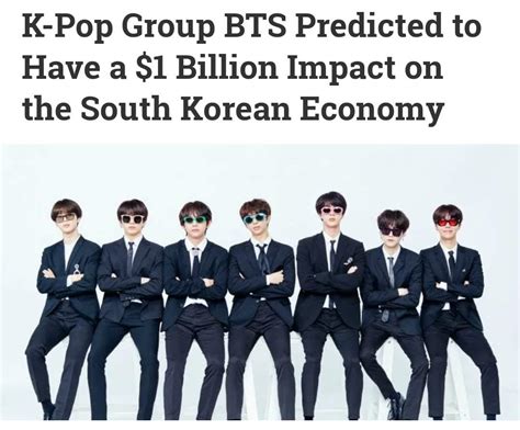 Bts Predicted To Have A 1 Billion Impact On The South Korean Economy
