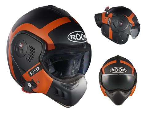 ROOF Helmet Boxer V8 Bond Matt Orange Size M Amazon Co Uk Car