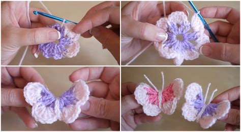 Pretty Crochet Butterflies Free Pattern DIY 4 EVER