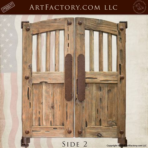 Old West Saloon Door Custom Handmade From Genuine Solid Wood
