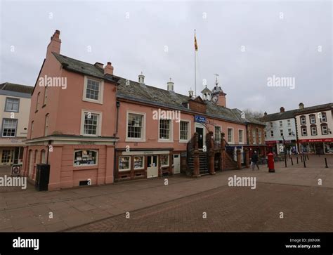 Old Town Hall Carlisle Cumbria Uk April 2017 Stock Photo Alamy