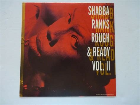 Shabba Ranks Rough And Ready Vol Ii Lp Record Photo Flat 12x12 Poster Autographia