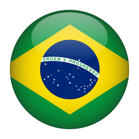 Brazil 3d Rounded Flag With No Background 15272053 Png
