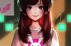 cute wallpapers gamer anime girl wallpaper overwatch va avatars gaming avatar profile background game backgrounds iphone wallpaperaccess 1459