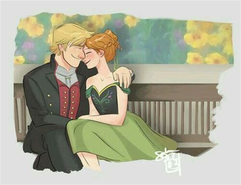 Princess Anna And Prince Kristoffs Romantic Moment Disney And