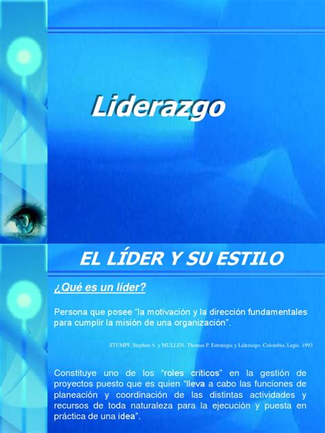 06 Liderazgoppt Liderazgo Liderazgo Y Tutoría