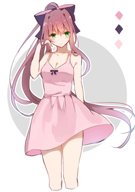 Monika Monikaddlc Doki Doki Literature Club Ddlcろぐ3 Pixiv