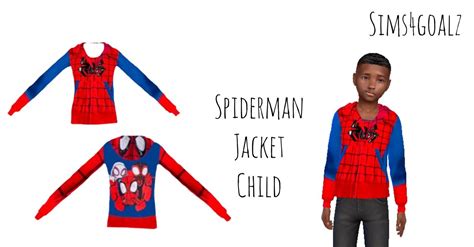 Spiderman Jacket Sims4goalz Sims 4 Children Sims 4 Toddler Sims 4