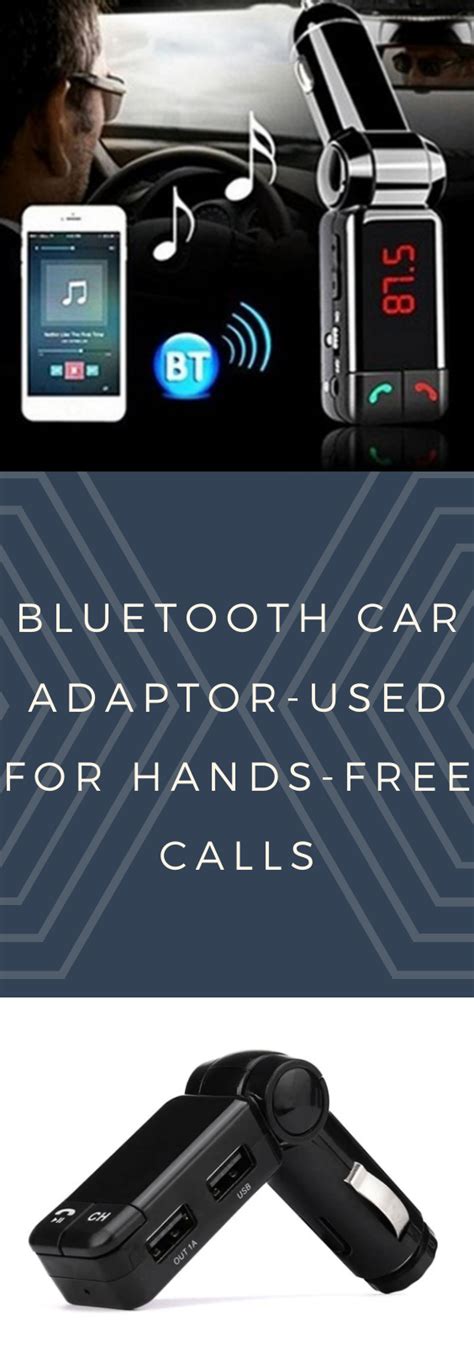 Bluetooth Car Adaptor-used for Hands-free calls, listen to music and ...